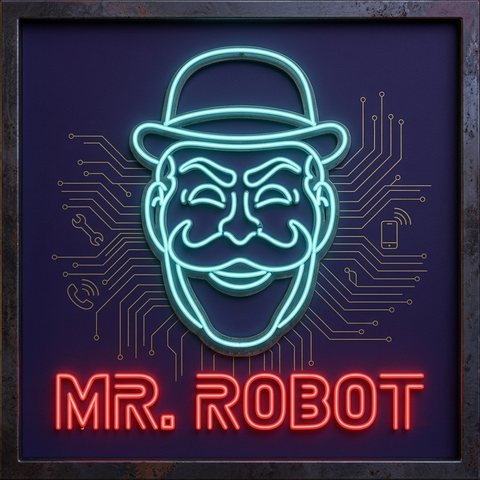شعار محل Mr. Robot مستر روبوت